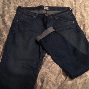 Hudson size 30 cuffed jeans